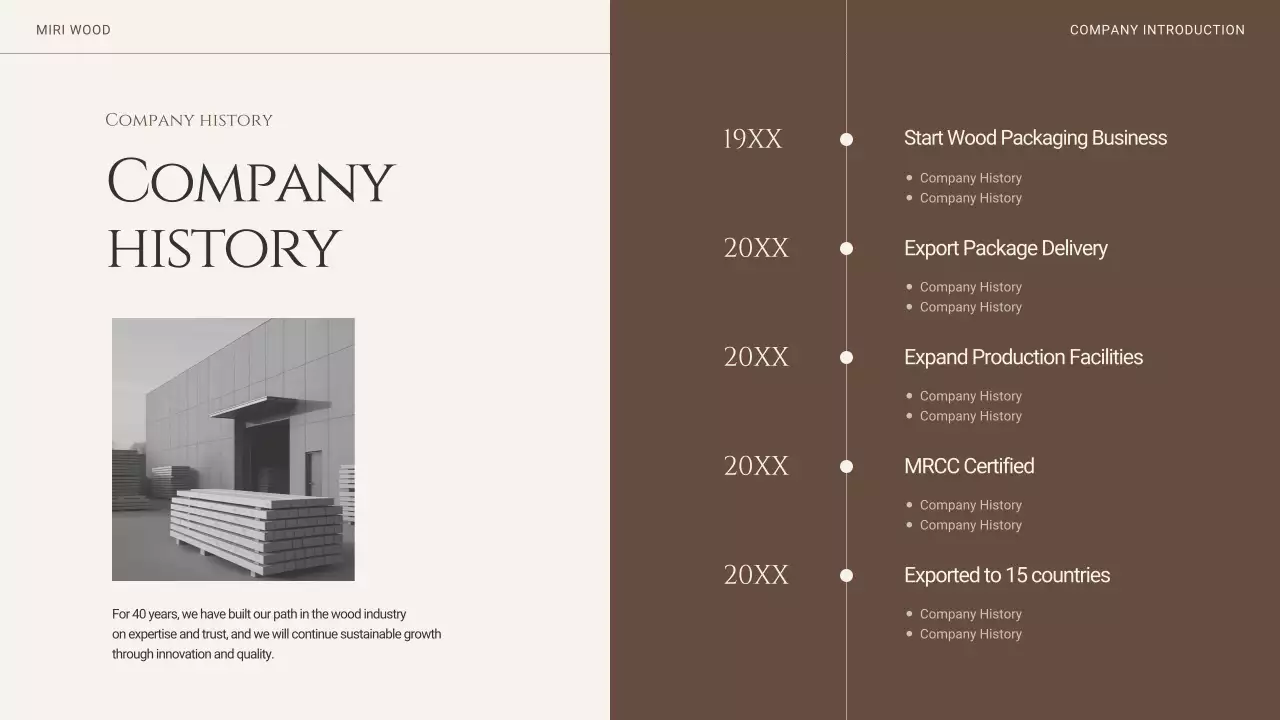 brown minimal business information