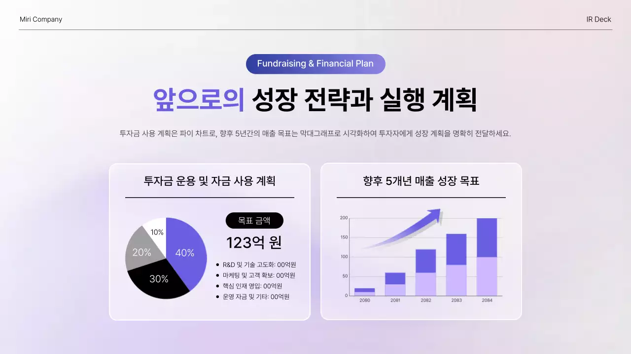 연보라 모던 투자 안내 IR