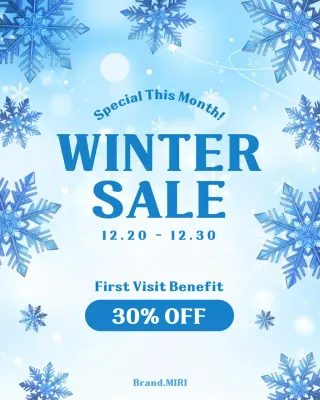 blue modern sale promotion