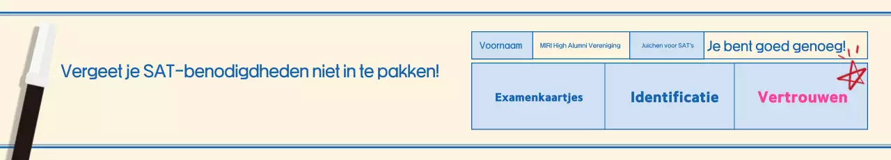 Beige Basis College Scholastic Ability Test Voorbereidingsgids