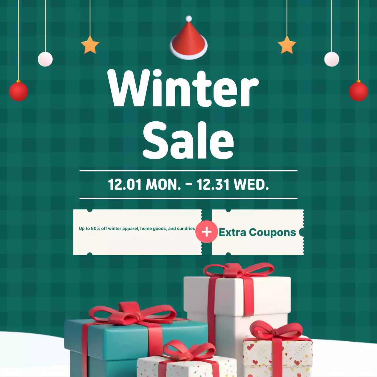 Khuyến mãi mùa đông xanh sạch