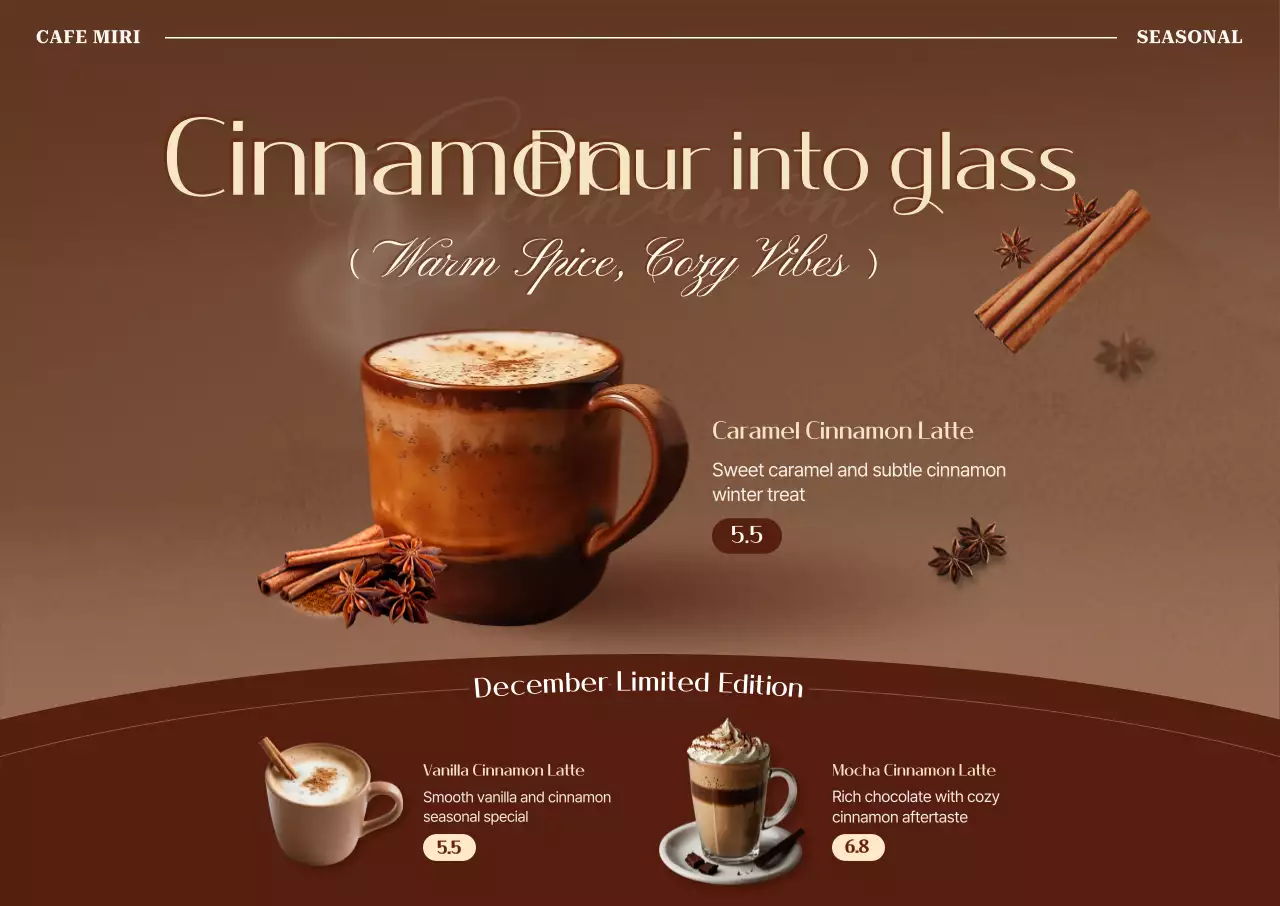 anúncio de bebida vintage marrom