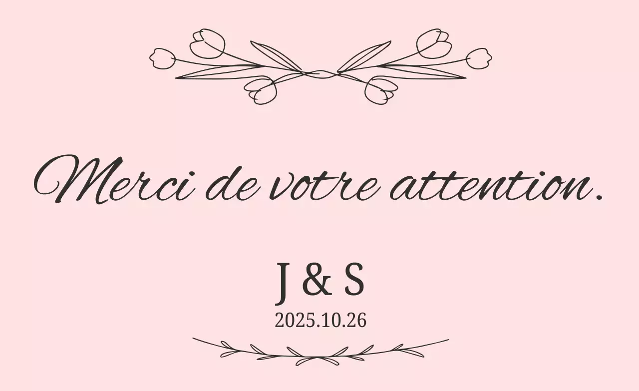 Cadeau de mariage rose simple