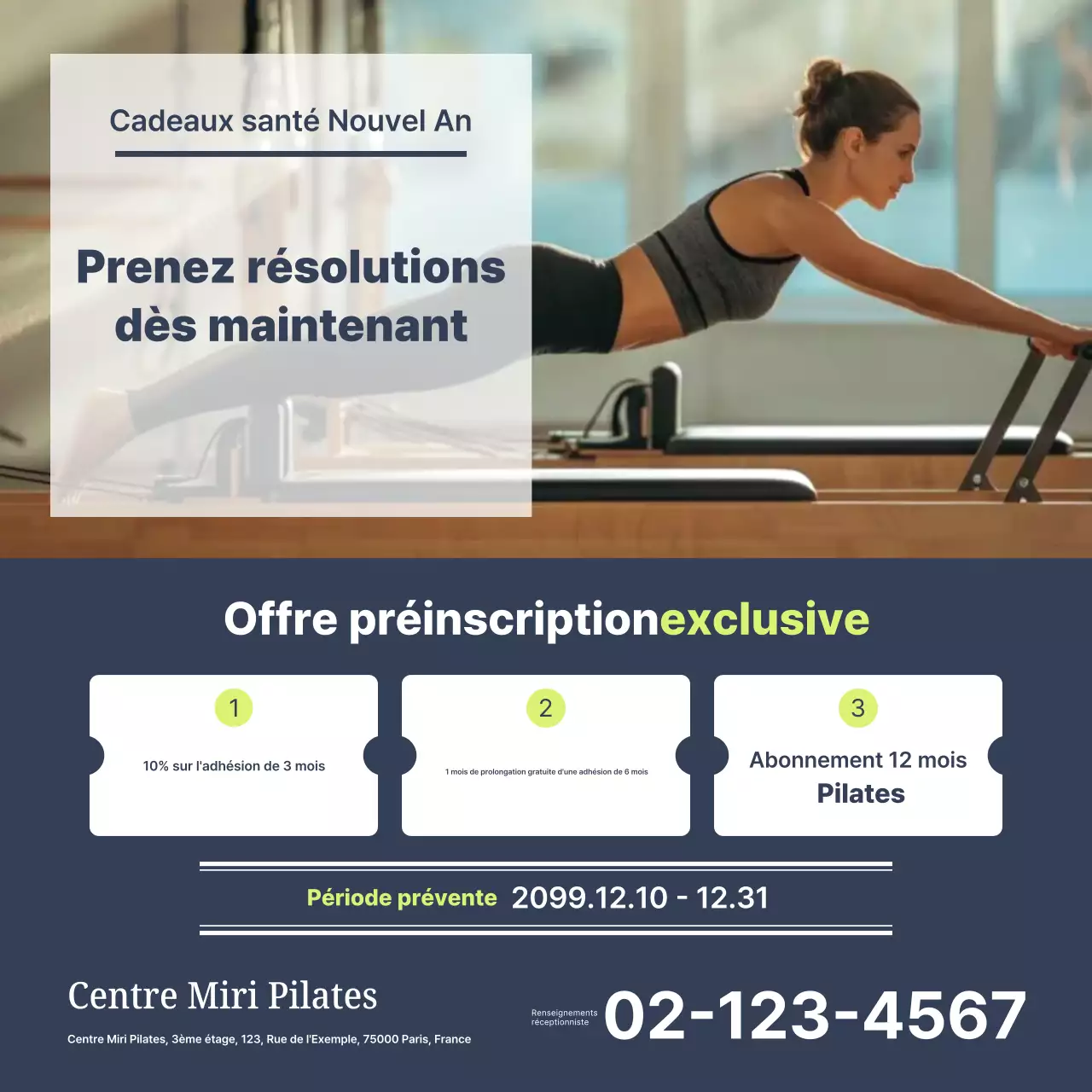 Guide du programme d'entraînement Gray Modern