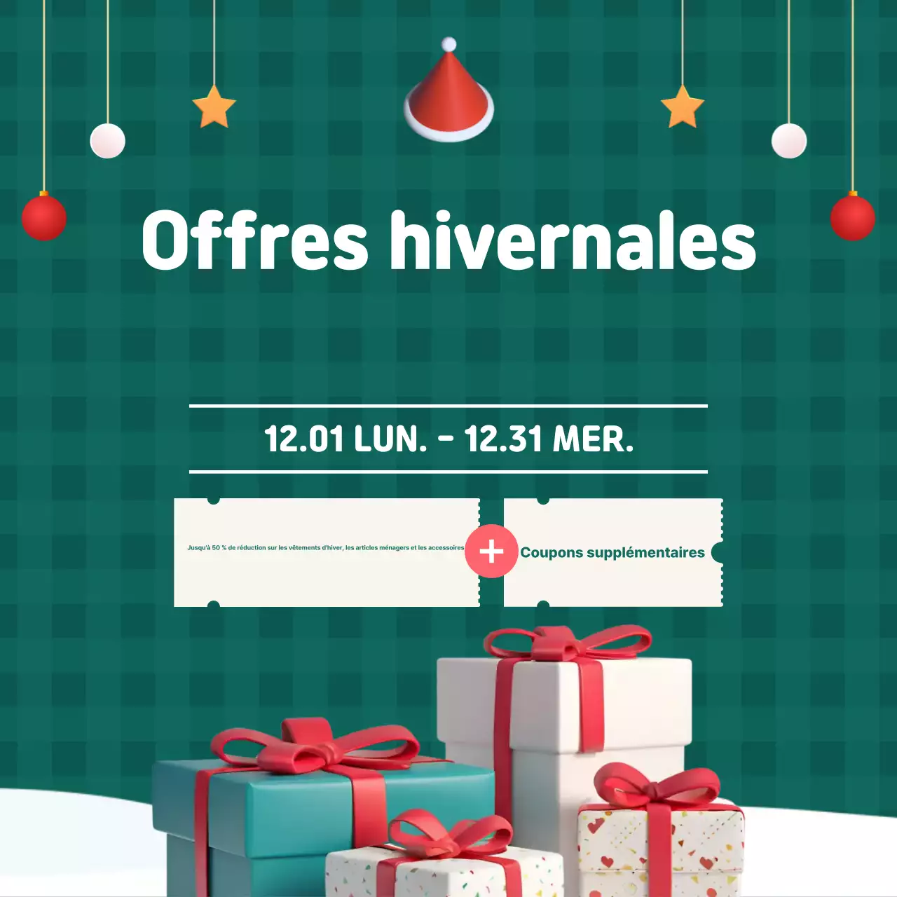 Promotion hivernale Green Clean