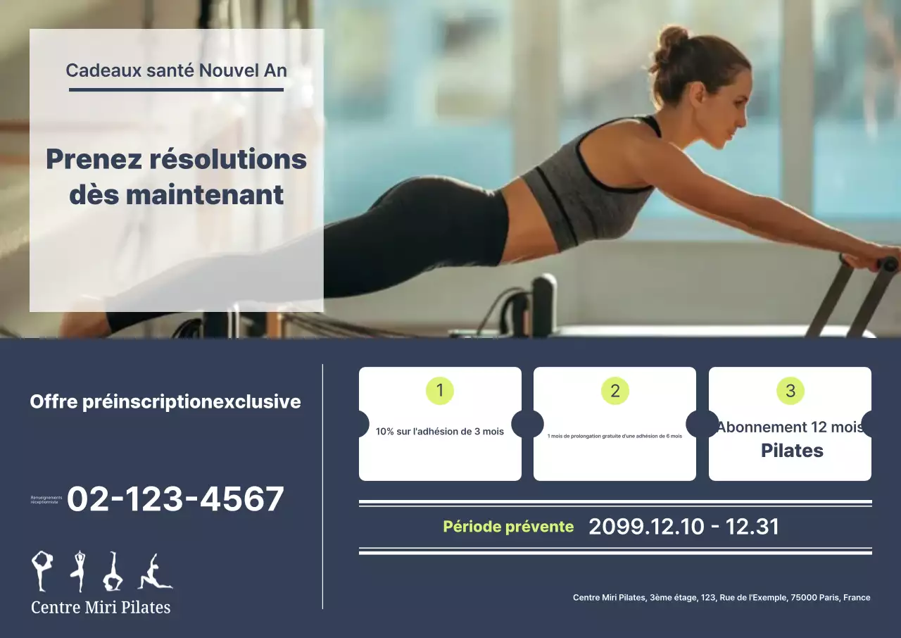 Guide du programme d'entraînement Gray Modern