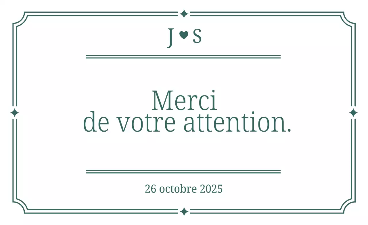 Carte de remerciement simple grise