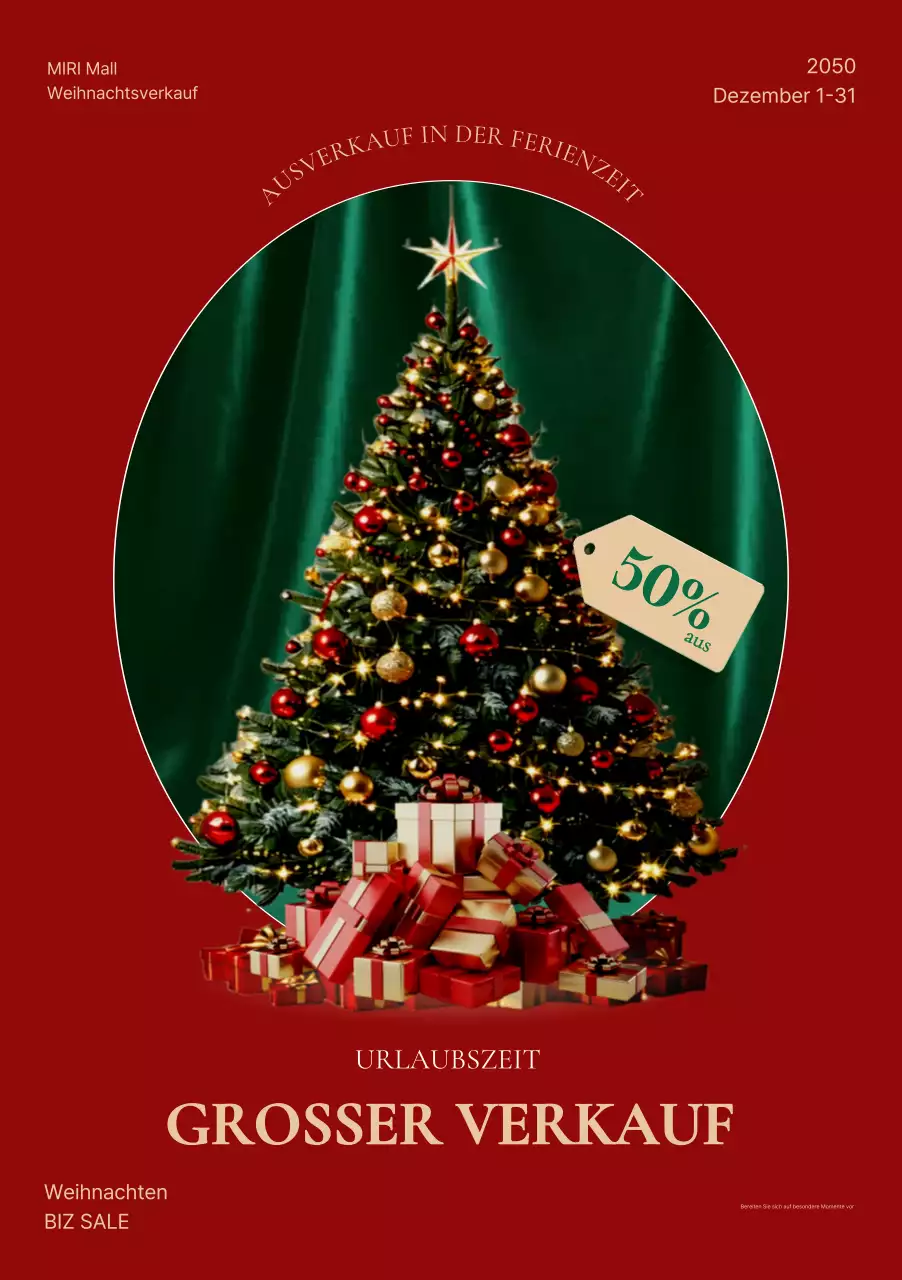 Red Classic Weihnachtswerbung