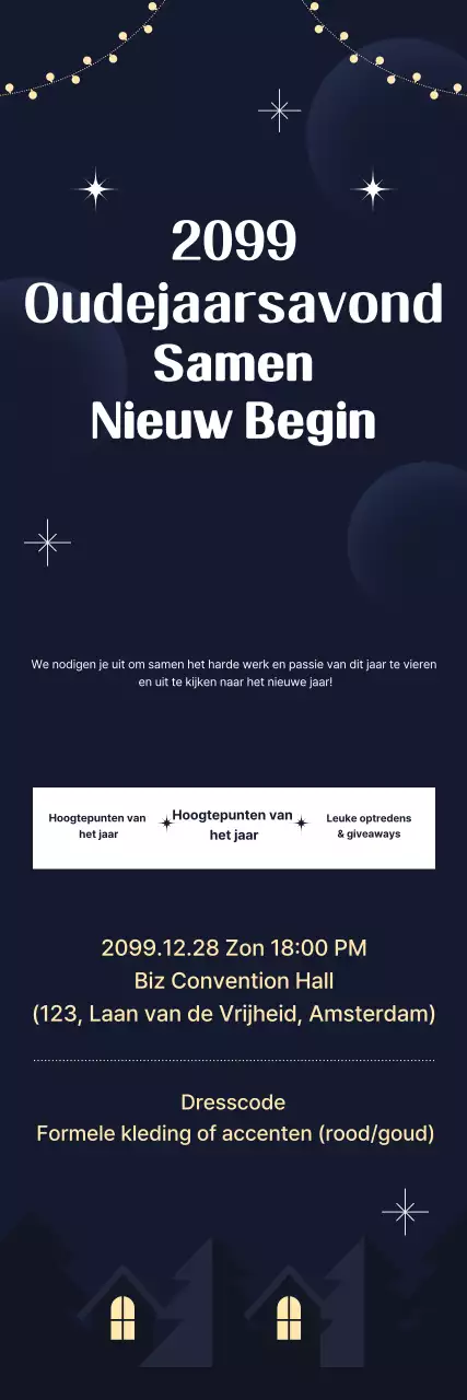 Informatie over het Navy Modern eindejaarsevenement