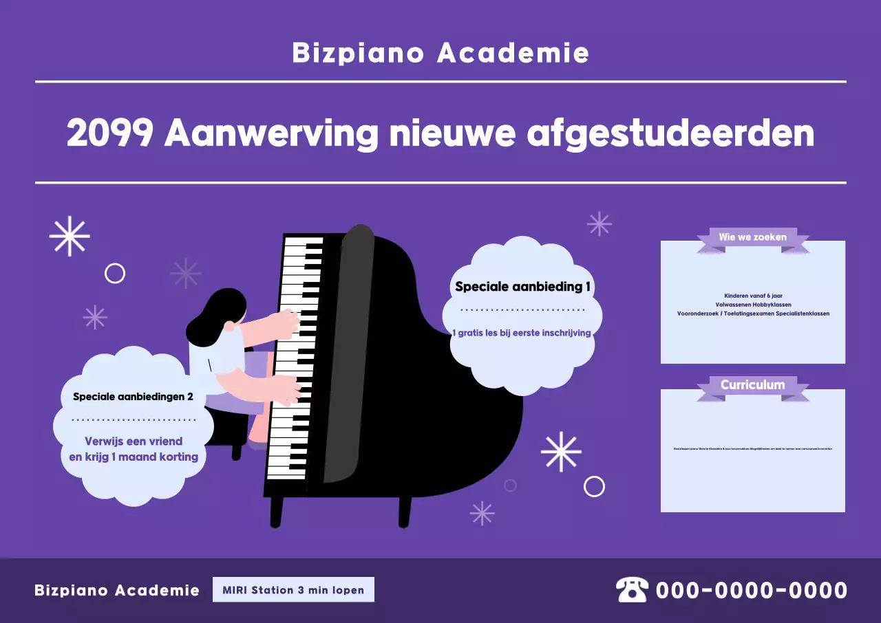 Wervingsbericht voor Bora Baby Piano