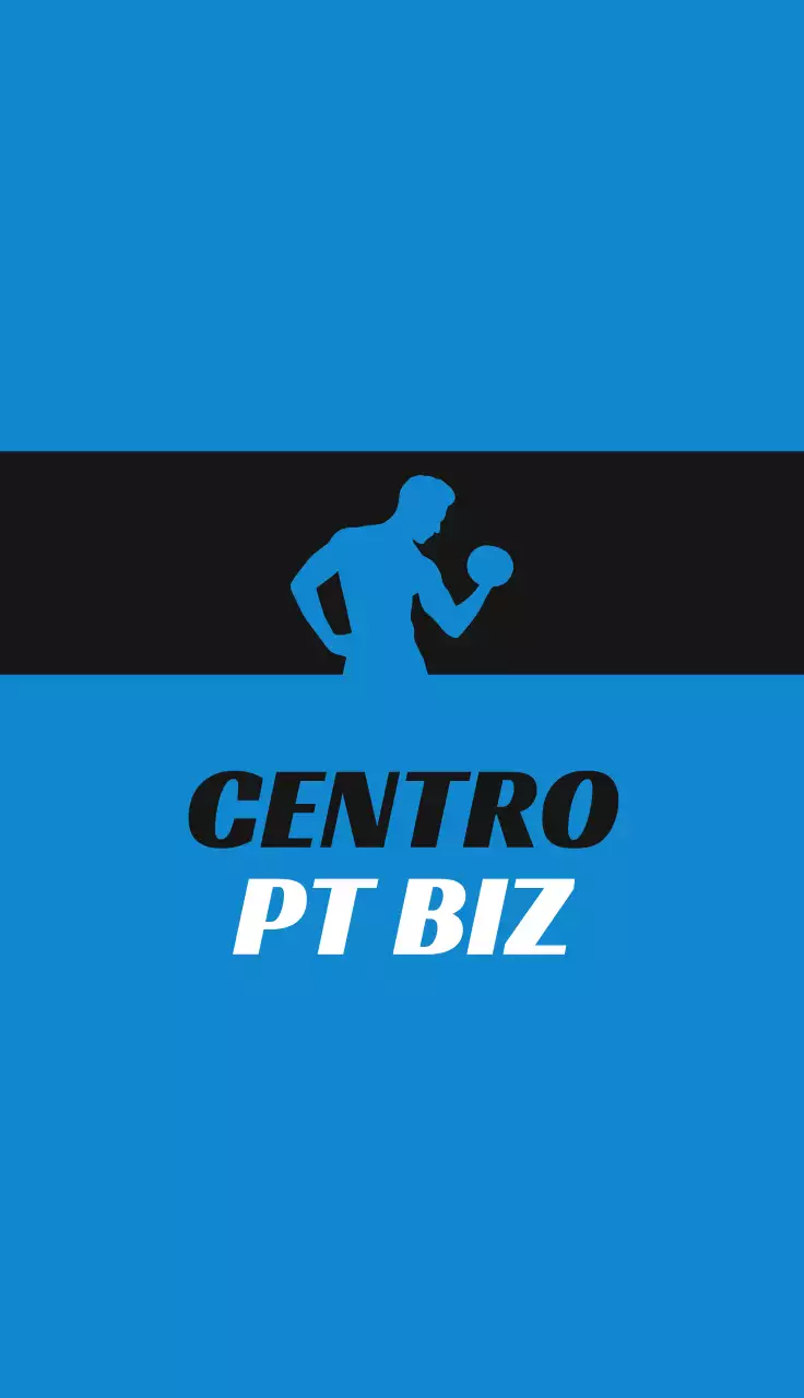 Biglietto da visita moderno per il fitness nero