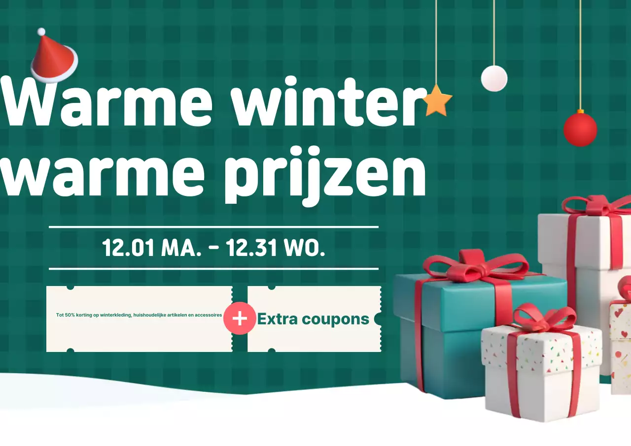 Groene, schone winteruitverkoopactie