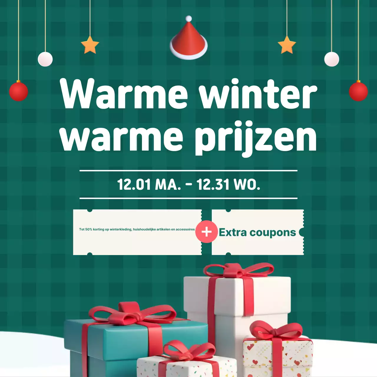 Groene, schone winteruitverkoopactie