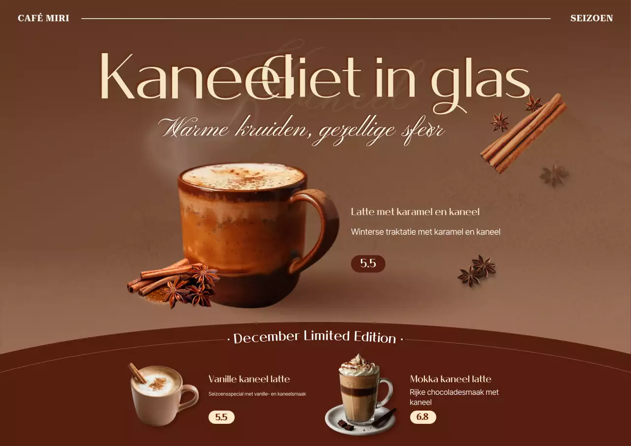 bruine vintage drankadvertentie