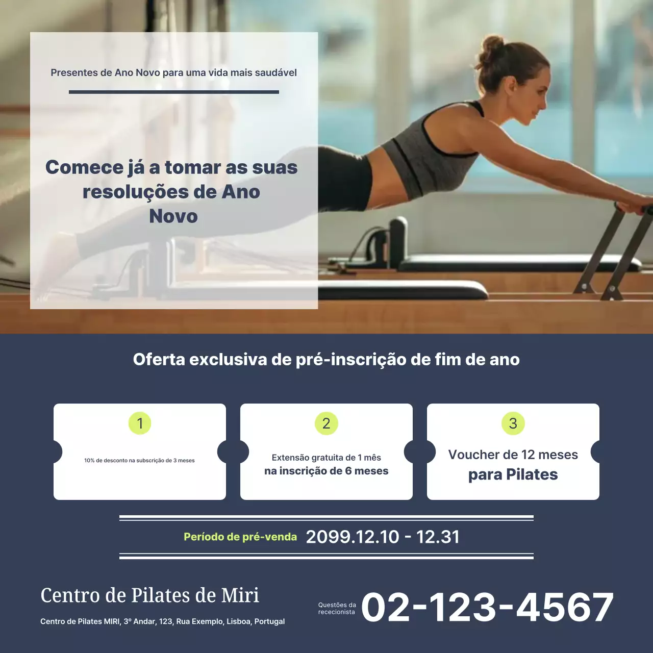 Guia para o programa de exercícios Gray Modern