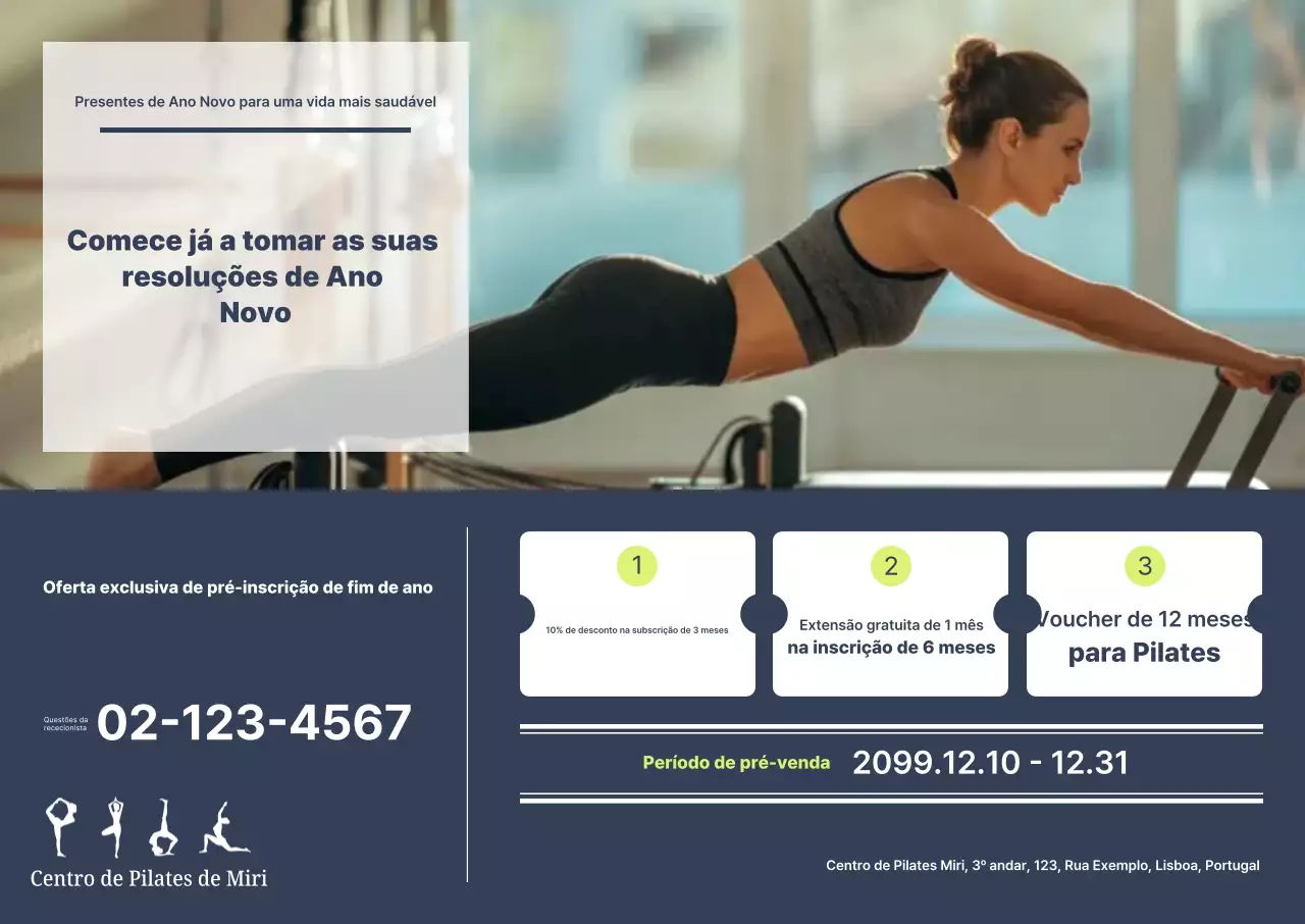 Guia para o programa de exercícios Gray Modern