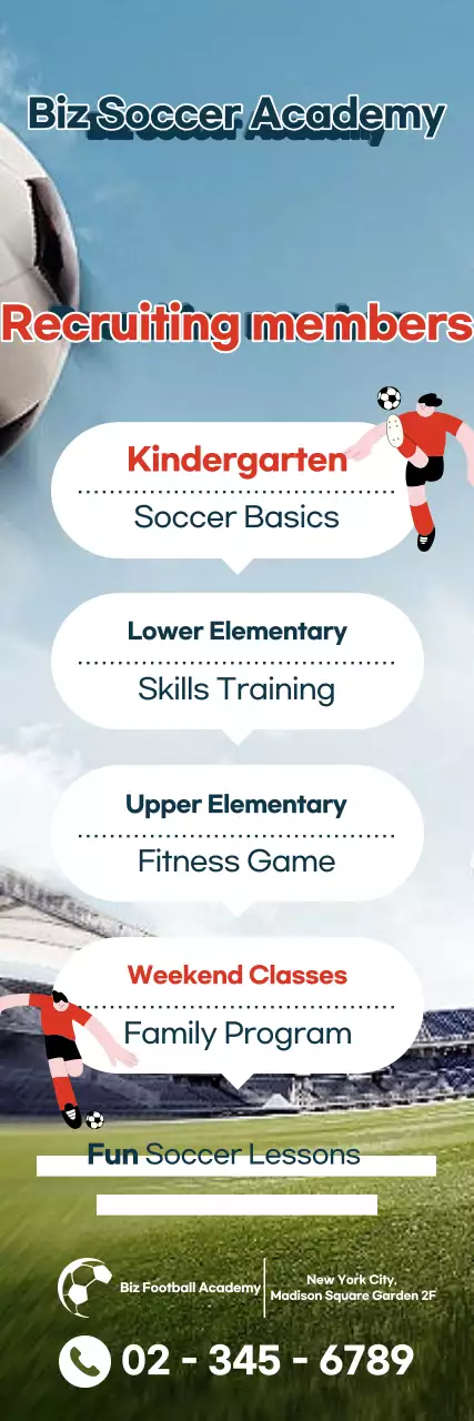 Recrutamento de Futebol Moderno Azul