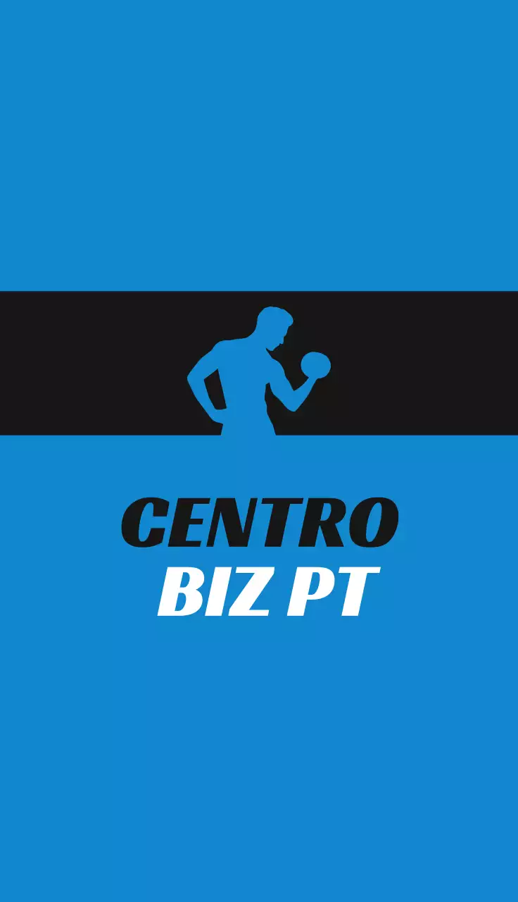 Tarjeta de presentación moderna de fitness negra