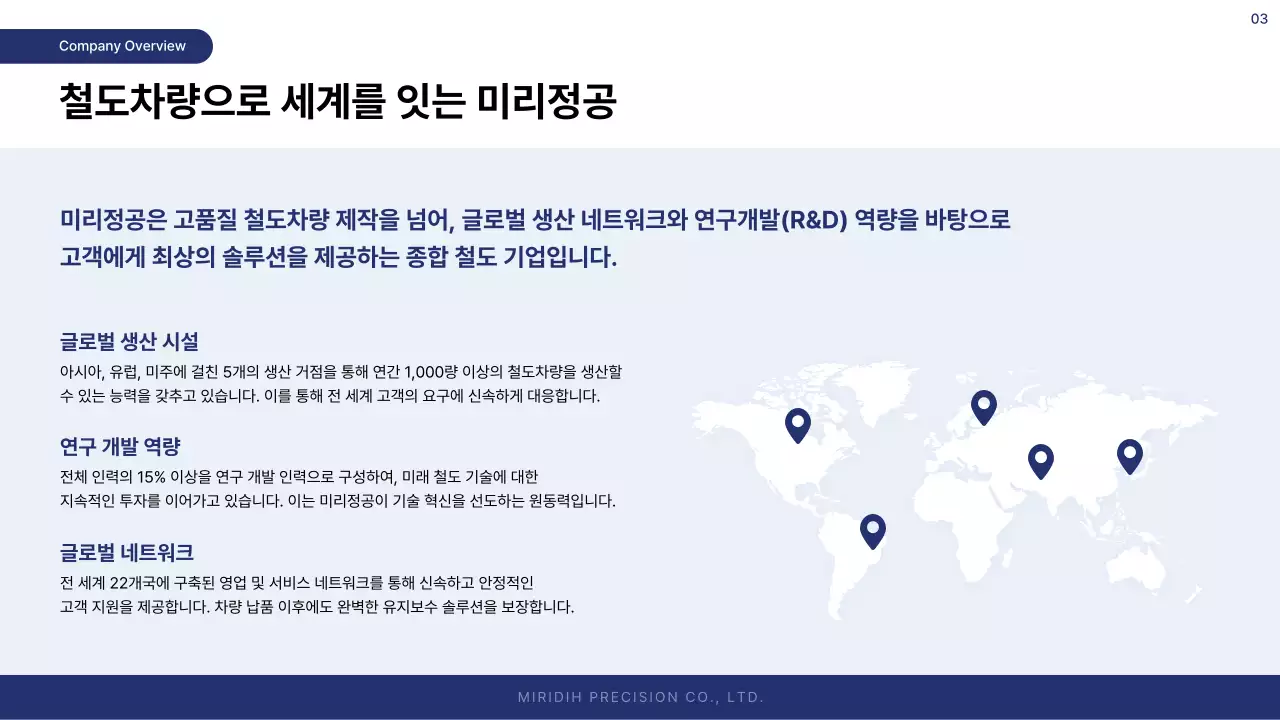 회색 모던 철도 보고서