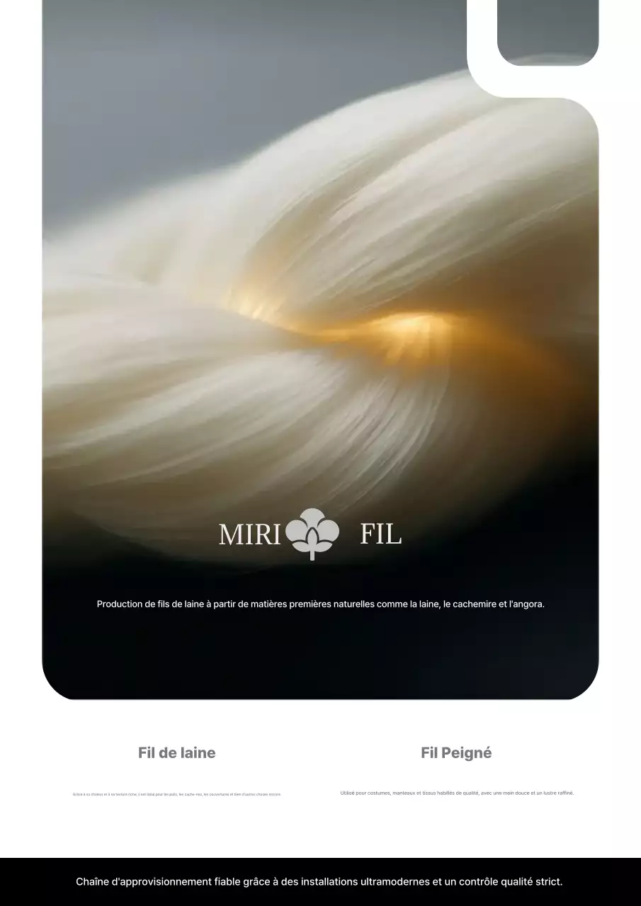 Promotion des produits textiles modernes beiges