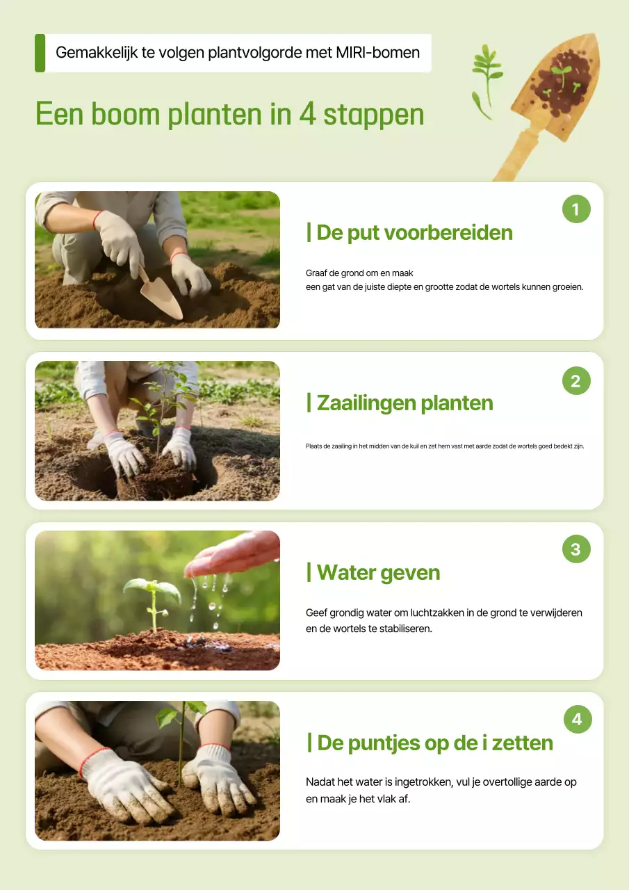 Groene Eenvoudige Tuinhandleiding