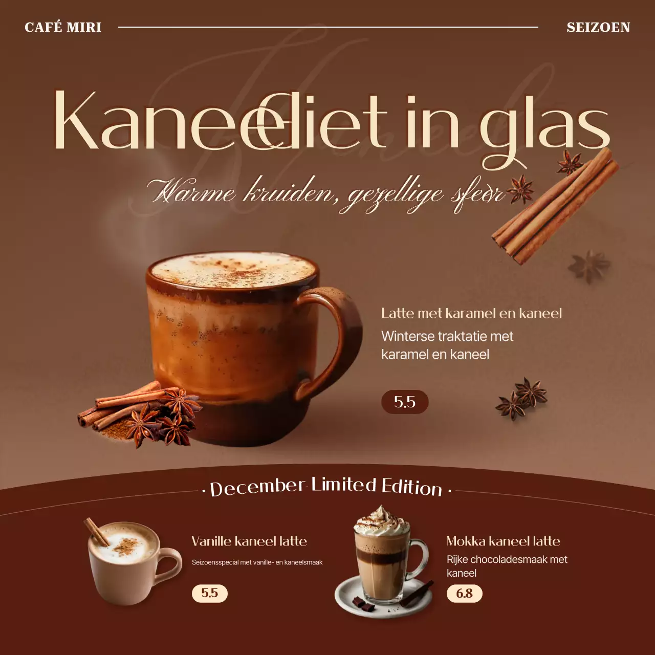 bruine vintage drankadvertentie