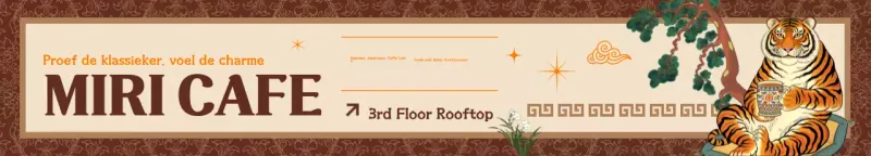 Advertentie voor Brown Traditional Cafe