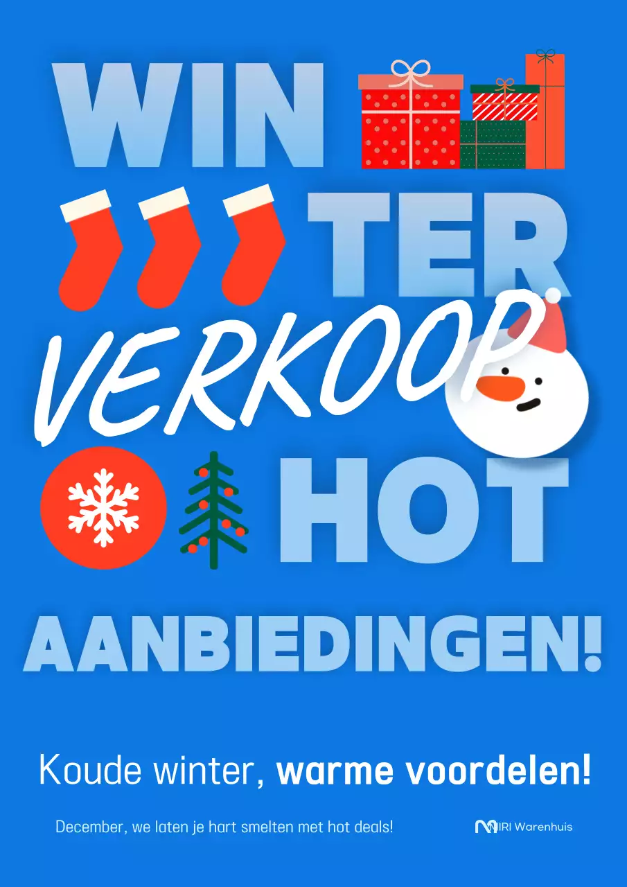 Blue Pop Winter Sale-evenement