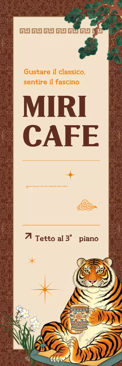 Pubblicità del Brown Traditional Cafe