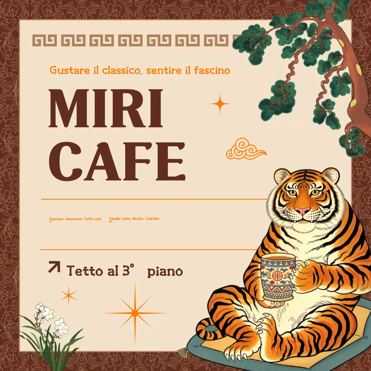 Pubblicità del Brown Traditional Cafe