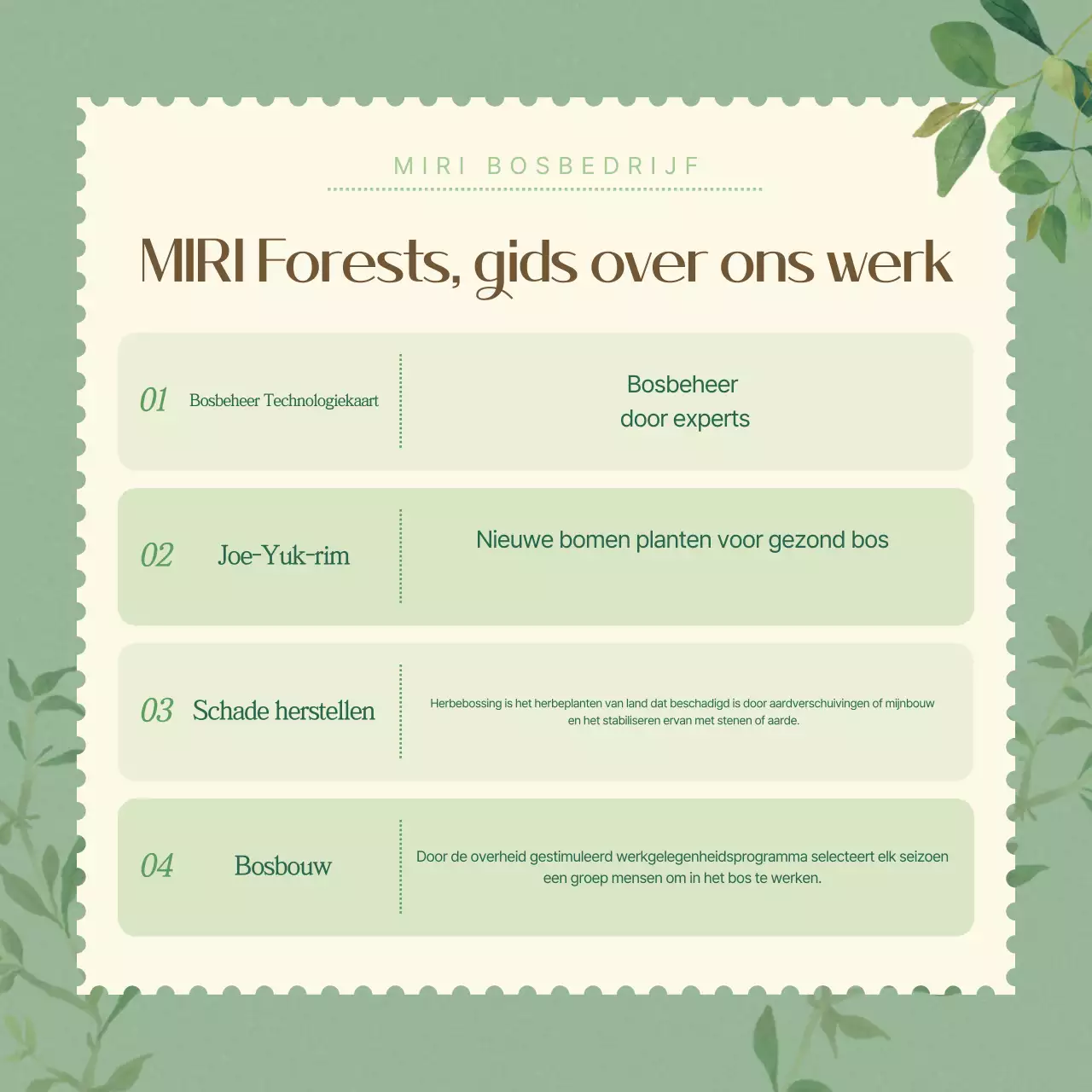 Groene Eenvoudige Bedrijfsintroductie Promotie