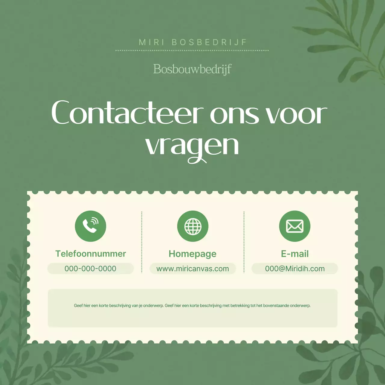 Groene Eenvoudige Bedrijfsintroductie Promotie