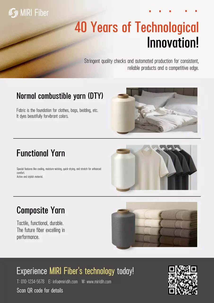 Iklan Tekstil Modern Abu-abu