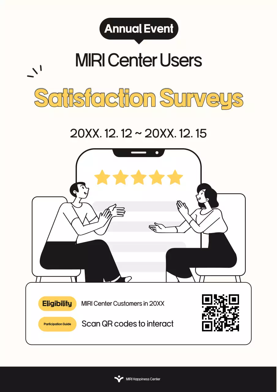 Khuyến mãi khảo sát hiện đại màu vàng