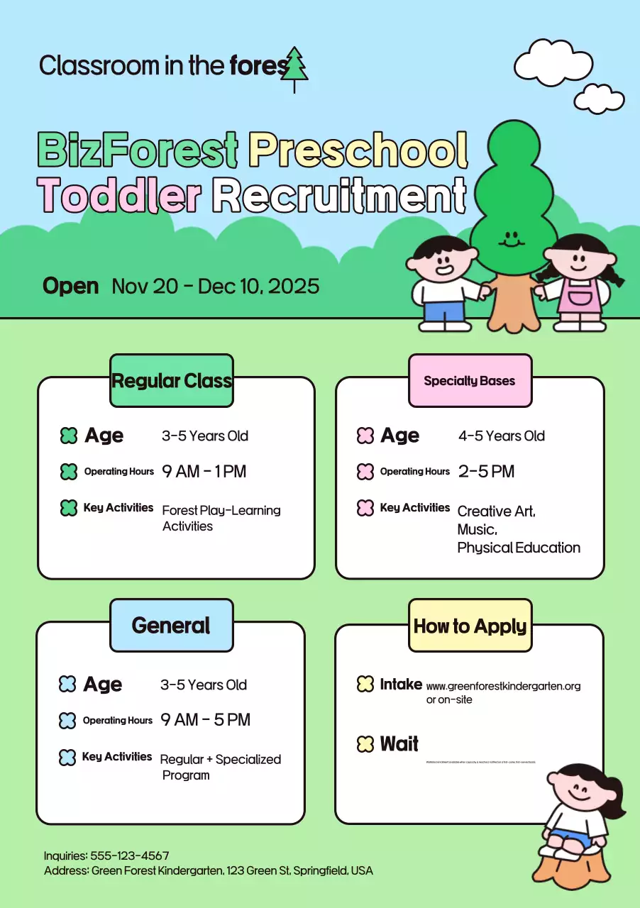 Tuyển sinh mầm non Sky Blue Baby