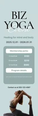 Informações sobre o evento Mint Modern Yoga