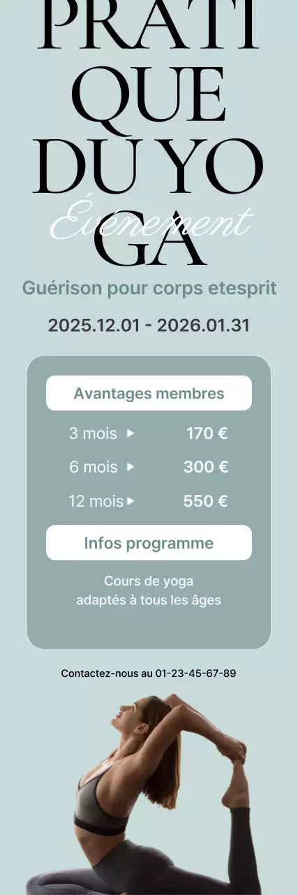 Informations sur l'événement Mint Modern Yoga