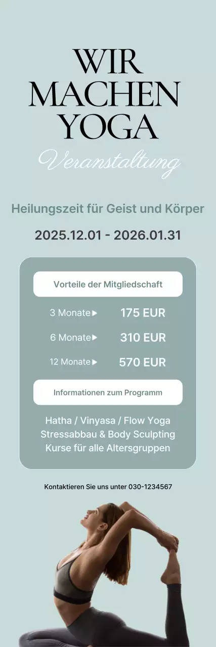 Informationen zur Veranstaltung „Mint Modern Yoga“