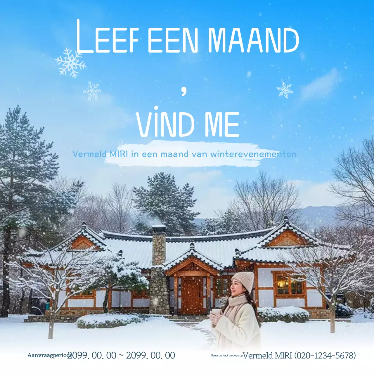 Sky Blue Korean Winter Experience-evenement