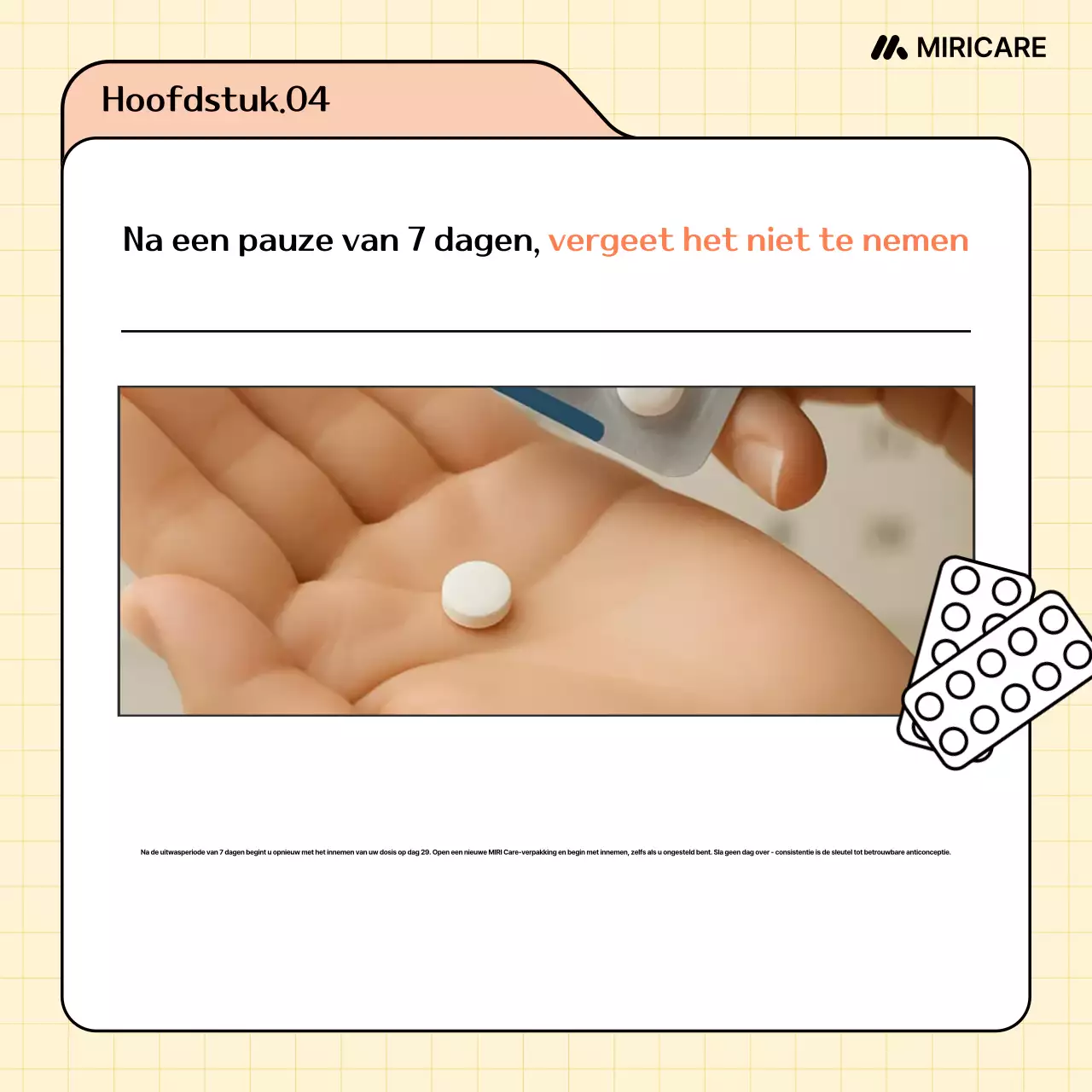 Beige Simple Health Advertentie