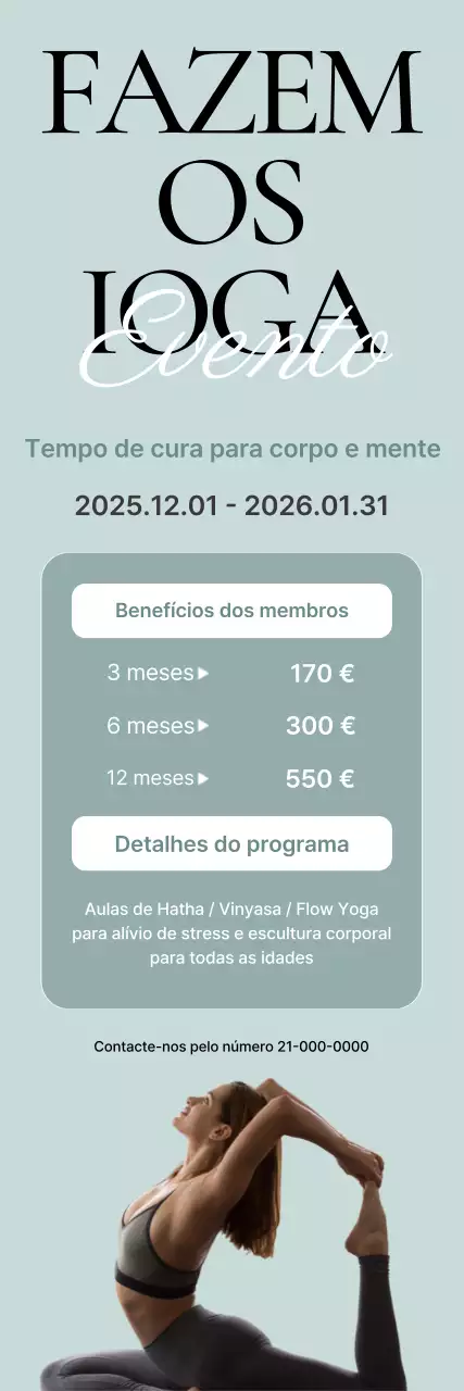 Informações sobre o evento Mint Modern Yoga