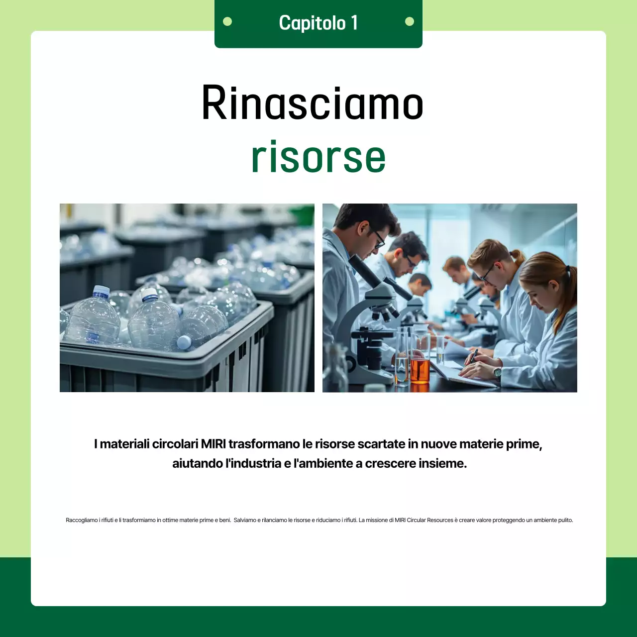 Campagna ambientale Green Simple