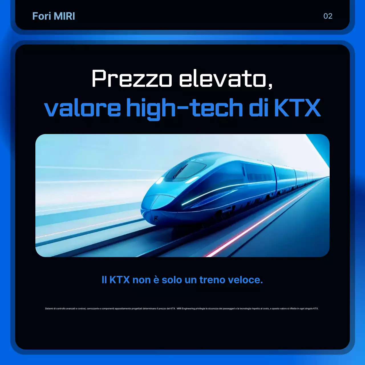 Pubblicità sul traffico moderno blu