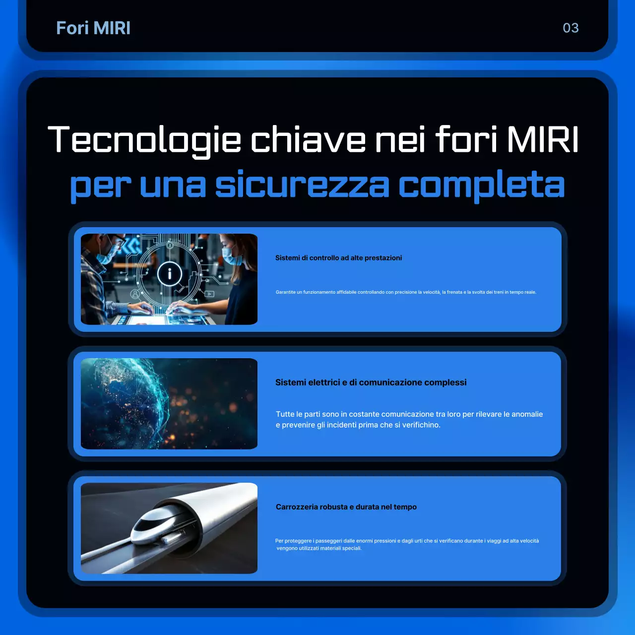 Pubblicità sul traffico moderno blu