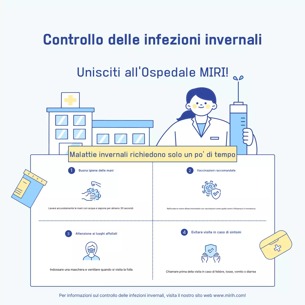 Guida semplice alla prevenzione delle infezioni Sky Blue
