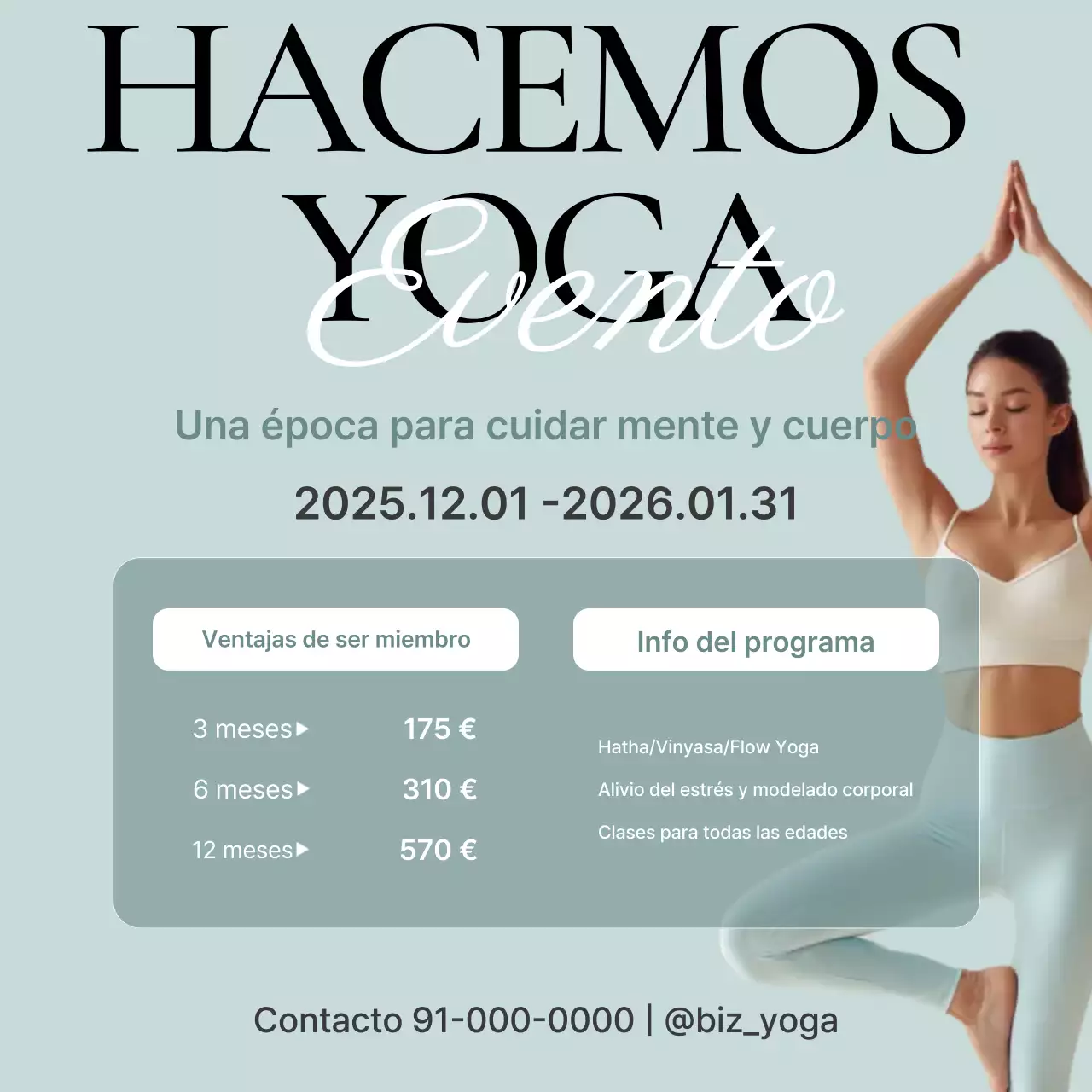 Anuncio de Mint Modern Yoga