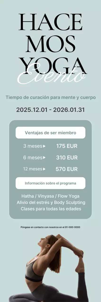 Información sobre el evento Mint Modern Yoga