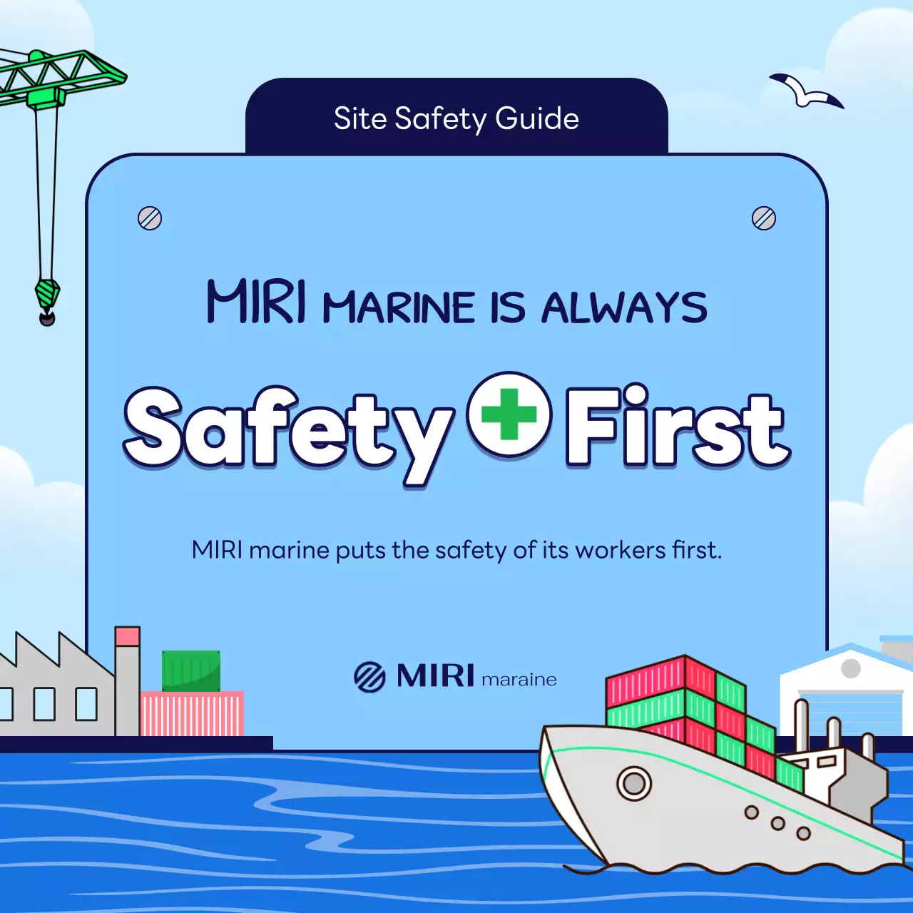 blue modern safety guide