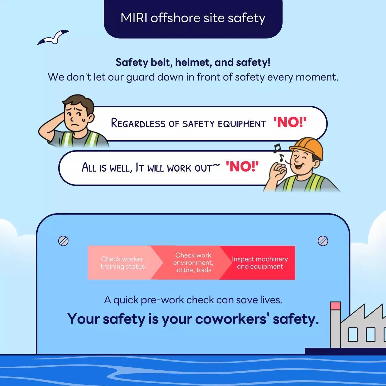 blue modern safety guide