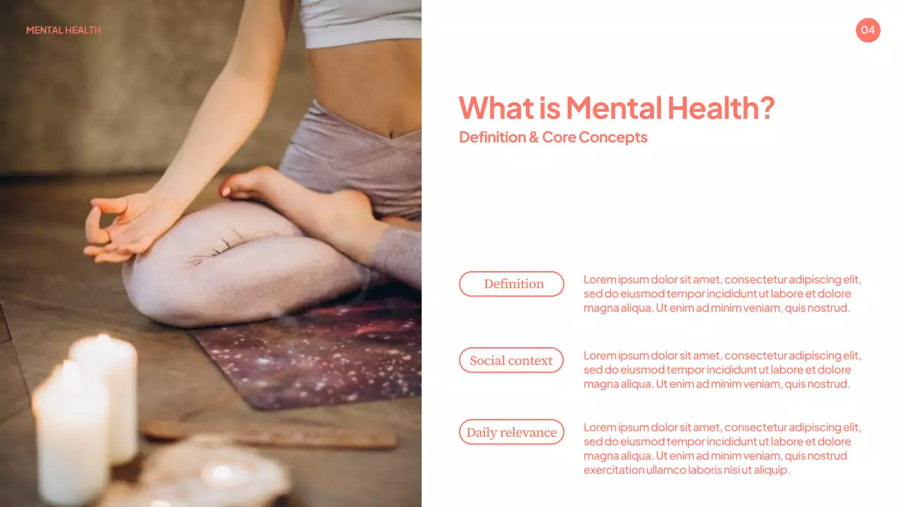 Coral Modern Mental Health Guide Presentation
